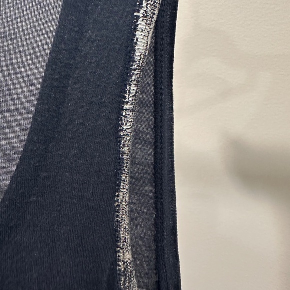 Zadig & Voltaire Tam Silver Foil Trimmed Tank - Size M - Picture 8 of 10